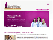 Tablet Screenshot of myobgynorlando.com